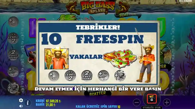 Big Bass Splash Uygulaması | Mobil Cihazında Oyna